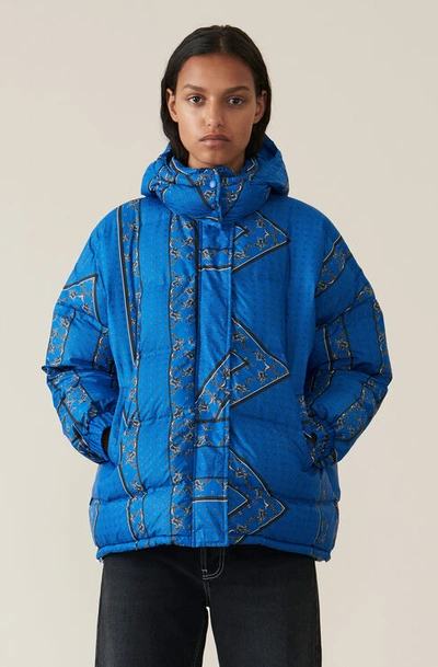 Ganni printed tech jacket discount
