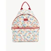 GUCCI GIRLS MULTI KIDS HEART-PRINT COATED CANVAS BACKPACK 1 SIZE,R03709011