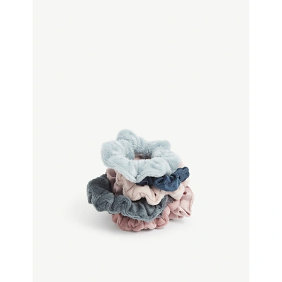 Mimi & Lula Kids' Mini Woven Hair Scrunchies Set Of Eight In Florence