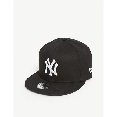 New Era Kids 9fifty New York Yankees Cotton Baseball Cap In Black