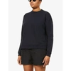 GANNI DROPPED-SHOULDER RECYCLED-COTTON AND RECYCLED-POLYESTER BLEND SWEATSHIRT,R03626525