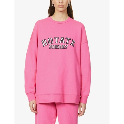 その他 ROTATE SS23 Rotate Sweaters Pink (1001151979 172435) ROTATE BIRGER CHRISTENSEN ロゴ セーター | ピンク | FARFETCH JP