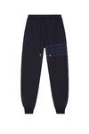 Thom Browne Tonal 4 Bar Loopback Track Pants In Navy