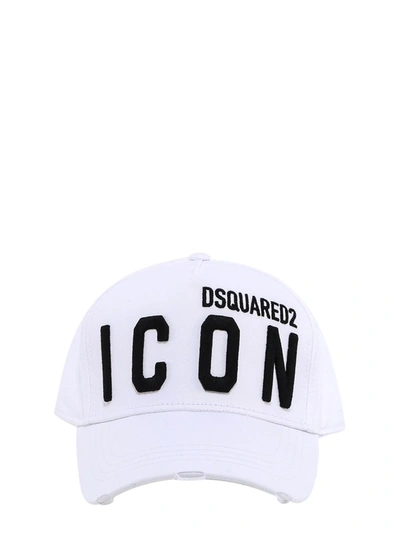 Dsquared2 Hat In White