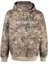 CARHARTT LOGO DRAWSTRING HOODIE