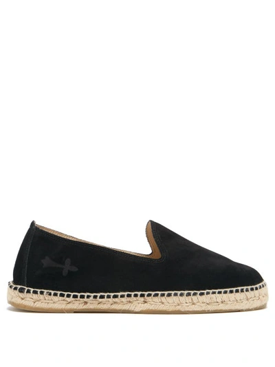 Manebi Flat Sole Espadrilles In Black