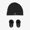 Jordan Baby 2-piece Set In Black,gold