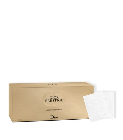 Dior Prestige Exceptional Cotton Pads Pack Of 100 In White