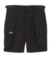 BURBERRY TECHNICAL WOOL CARGO SHORTS,16827992