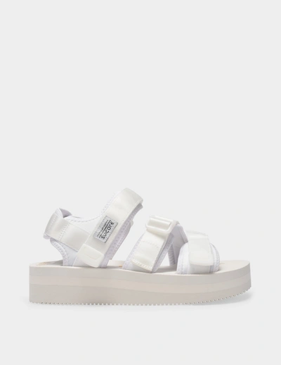 Suicoke Kisee-vpo Sandals In White