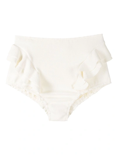 Clube Bossa Hopi High Rise Bikini Bottoms In Weiss