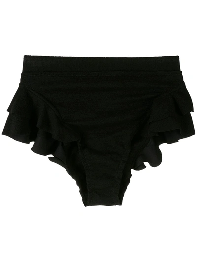 Clube Bossa Turbe Bikini Bottoms In Schwarz