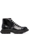ALEXANDER MCQUEEN TREAD LACE-UP BOOTS