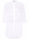 VALENTINO LACE-PANEL SHIRT