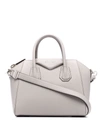 Givenchy Antigona Medium Grained Leather Bag In Grau