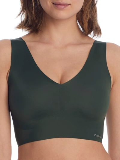 Calvin Klein Invisibles Bralette In Duffle Bag