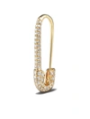 ANITA KO 18KT YELLOW GOLD SAFETY-PIN SINGLE EARRING