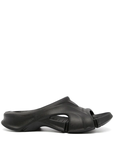Balenciaga Womens Black Mold Cut-out Eva And Foam Sandals 5