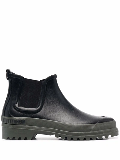 Stutterheim Chelsea Rainwalker Chunky-sole Boots In Schwarz