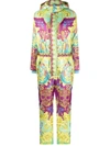 Philipp Plein New Baroque Ski Jumpsuit In Gelb