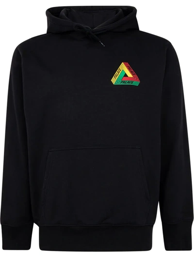 Palace Tri-ferg Hoodie In Black