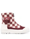 JW ANDERSON CHECK PRINT ANKLE BOOTS