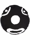 10 Corso Como Reversible Smiley Print Pillow In Schwarz