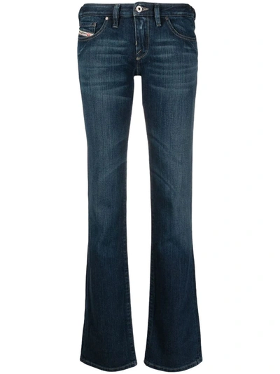 Diesel X 10 Corso Como Straight-leg Jeans In Blau