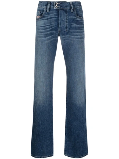 Diesel X 10 Corso Como Straight-leg Jeans In Blau