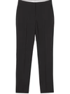 BURBERRY MOHAIR-WOOL BLEND TAILORED TROUSERS