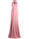 MARCHESA NOTTE BRIDESMAIDS KEYHOLE-DETAIL FLOOR-LENGTH GOWN