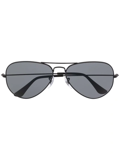 Ray Ban Aviator Metal-frame Sunglasses In Schwarz