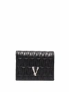 VERSACE QUILTED LOGO WALLET