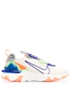Nike React Vision High-top Sneakers In Pale Ivory,hyper Crimson,mean Green,concord