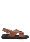 MARNI MARNI SANDALS BROWN