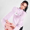 Nike Women's Swoosh Run Half-zip Running Top In Iced Lilac