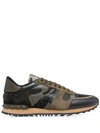 VALENTINO GARAVANI ROCKRUNNER CAMOUFLAGE-PRINT SNEAKERS