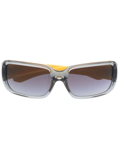 Ray-ban Junior Rectangle-frame Sunglasses In Yellow