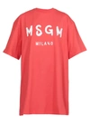 Msgm Short Dresses In Strawberry Red