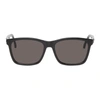 Saint Laurent Black Sl 318 Signature Square Sunglasses In 001 Black