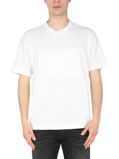 Diesel Crew Neck T-shirt In White