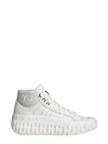 ADIDAS Y-3 YOHJI YAMAMOTO ADIDAS Y-3 YOHJI YAMAMOTO WOMEN'S WHITE LEATHER HI TOP SNEAKERS,GV7678 6