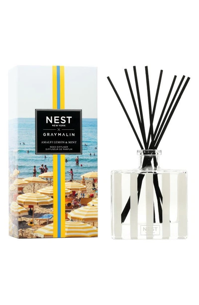 Nest New York X Gray Malin Amalfi Lemon & Mint Reed Diffuser