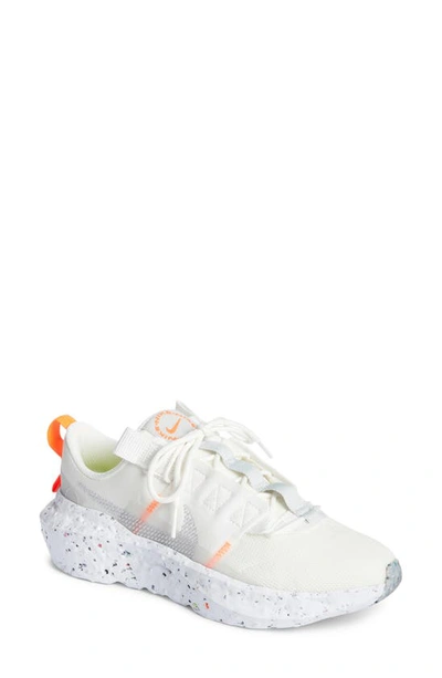 Nike Women's Crater Impact Running Sneakers In White/white