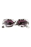 Bp. Rectangular Sunglasses In Black- White