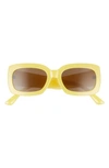 Bp. Rectangular Sunglasses In Milky Yellow