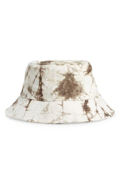 Madewell Tie Dye Short Brimmed Bucket Hat In Earthen Sand
