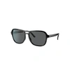 Ray Ban State Side Sunglasses Black Frame Grey Lenses 58-17 In Black