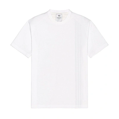 Y-3 Tshirt 3 Stripes Colour: White