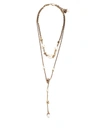 ALEXANDER MCQUEEN ALEXANDER MCQUEEN SKULL PEARL NECKLACE